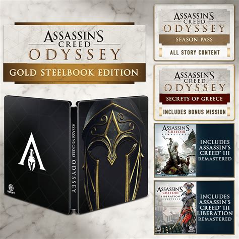 assassins creed odyssey steel box|Assassin's Creed Odyssey Gold Edition SteelBook.